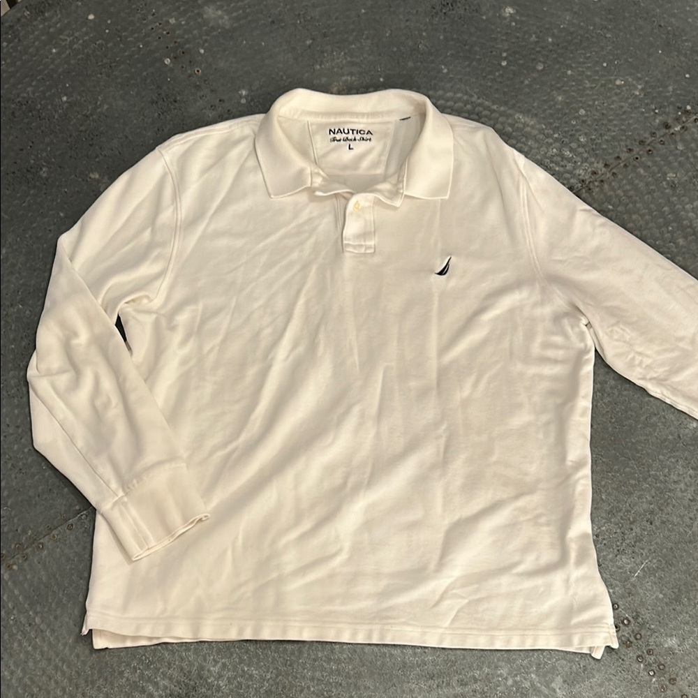Nautica Men's White Polo Shirt